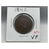 1842 LARGE CENT