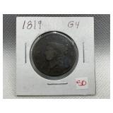 1819 LARGE CENT