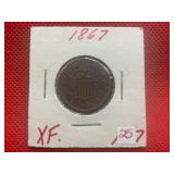 1867 TWO CENT PIECE