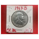 1963-D FRANKLIN HALF DOLLAR
