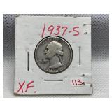 1937-S WASHINGTON QUARTER