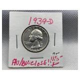 1939-D WASHINGTON QUARTER