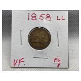 1858 FLYING EAGLE CENT