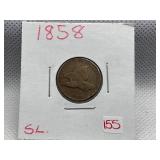 1858 FLYING EAGLE CENT