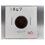 1867 INDIAN HEAD CENT
