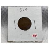 1874 INDIAN HEAD CENT