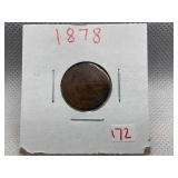 1878 INDIAN HEAD CENT