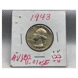 1943 WASHINGTON QUARTER