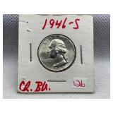 1946-S WASHINGTON QUARTER