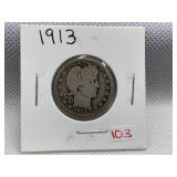 1913 BARBER HEAD QUARTER