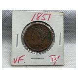 1851 LARGE CENT