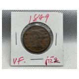 1849 LARGE CENT