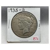1935-S PEACE DOLLAR