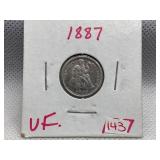 1887 LIBERTY SEATED DIME