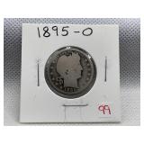1895-O BARBER HEAD QUARTER