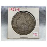 1921-S MORGAN SILVER DOLLAR
