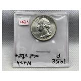 1952 WASHINGTON QUARTER