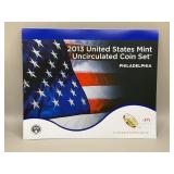 2013 PHILADELPHIA US MINT UNCIRCULATED COIN SET