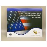 2014 PHILADELPHIA US MINT UNCIRCULATED COIN SET