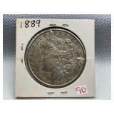 1889 MORGAN SILVER DOLLAR