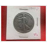 1947-D WALKING LIBERTY HALF DOLLAR