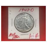 1943-D WALKING LIBERTY HALF DOLLAR