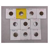 LOT OF 10 LINCOLN CENTS
