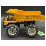 1988 REMCO TOYS YELLOW QUARRY DUMP TRUCK -