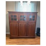 MAVIN FURNITURE SOLID CHERRY NEW ENGLAND CABINET