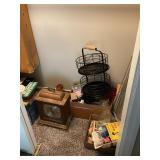 CONTENTS OF CLOSET IN BEDROOM - FLAGS, HAMILTON