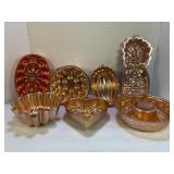 COPPER JELLO/CAKE MOLDS