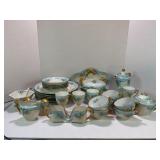 O & E G ROYAL AUSTRIA 35 PC SET OF CHINA