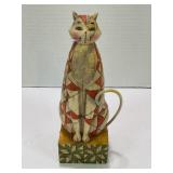 JIM SHORE HEARTWOOD CREEK ORANGE/STAR CAT FIGURINE