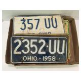 LICENSE PLATES FROM THE 50'S, 60'S & 70'S