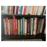 BOOKCASE WITH CONTENTS - COOKBOOKS AND DO IT