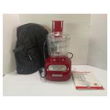 KITCHENAID FOOD PROCESSOR WITH MANUAL & COVER