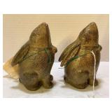 DAVID KAY CAST IRON RABBIT BOOKENDS