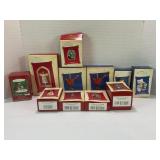 LOT OF 11 HALLMARK ORNAMENTS IN ORIGINAL BOXES