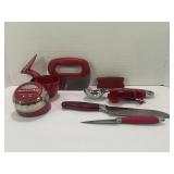 KITCHENAID TIMER, KNIVES, ICE CREAM SPOON, CHOPPER