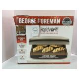 GEORGE FOREMAN RAPID GRILL SERIES FAMILY SIZE -NEW