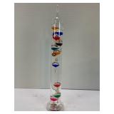 GIFT ESSENTIALS GALILEO HAND BLOWN THERMOMETER -