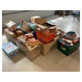 HUGE LOT OF ASSORTED CHRISTMAS ITEMS - TREE STAND,