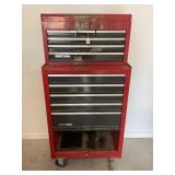 CRAFTSMAN 12 DRAWER ROLL AROUND TOOL BOX WITH