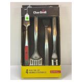CHARBROIL 4PC GRILLING TOOL SET - NEW IN ORIGINAL