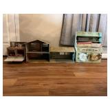 OHIO ART AND OTHER METAL DOLL HOUSE, KITCHEN STEP