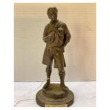 R. TAIT MCKENZIE THE IDEAL BOY SCOUT BRONZE STATUE
