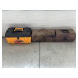 SEARS & CRAFTSMAN PORTABLE TOOL BOX WITH CONTENTS-