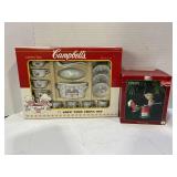 CAMPBELL'S 15 PC SOUP TIME CHINA SET & CAMPBELL'S