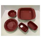 LONGABERGER WOVEN TRADITIONS PAPRIKA RED ASSORTED