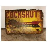 COCKSHUTT FARM EQUIPMENT METAL SIGN - 18' X 12'